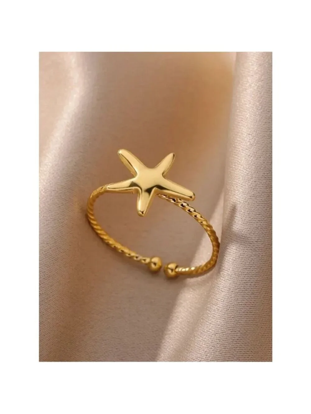Starfish Band Ring Q1047